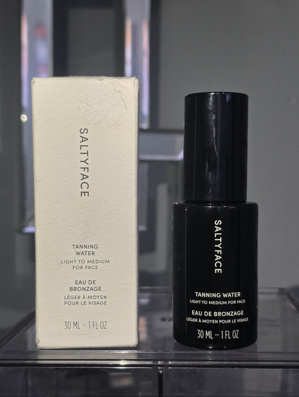 Saltyface Tanning Water for Face (Light to Medium) - NIB 1 oz